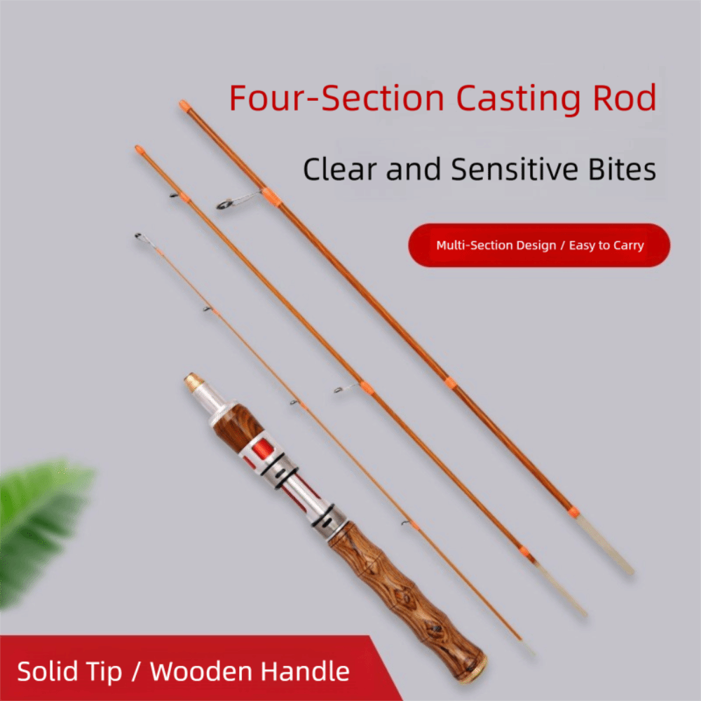 Fishing Rod Carbon Fiber - Joran Pancing Putar 4 Bagian Kualitas