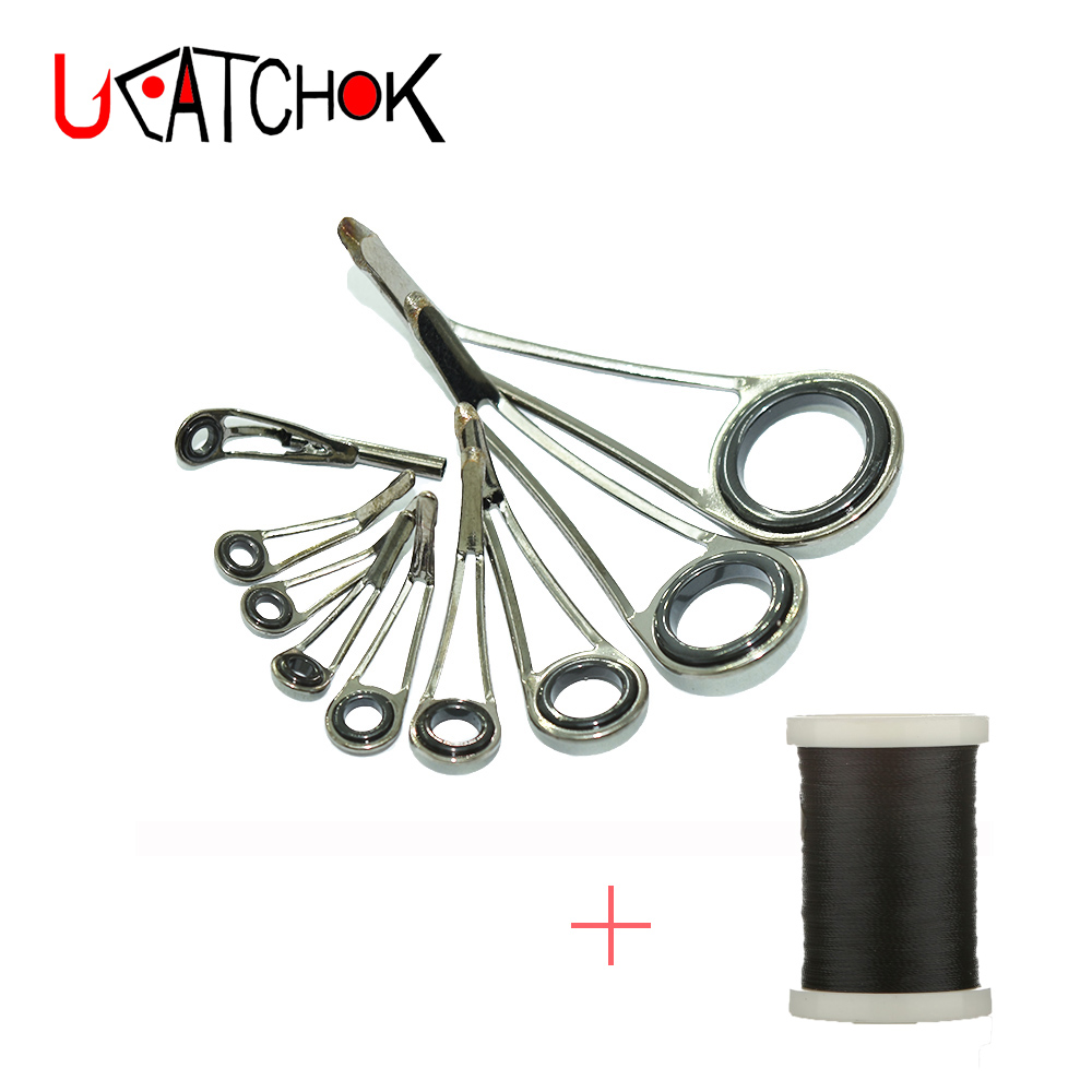Fishing Rod Building Kit - 9pcs/Kit Ring Pemandu Joran Pancing Ikan
