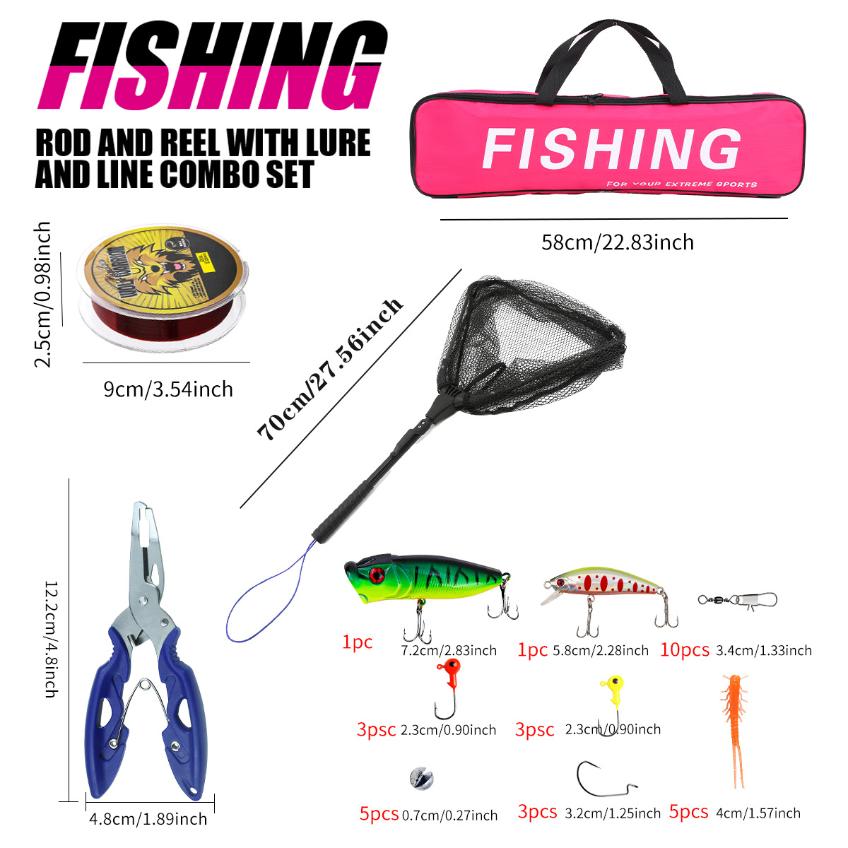 Set Peralatan Pancing Lengkap  - Fishing Rod Combo ulasan dan harga