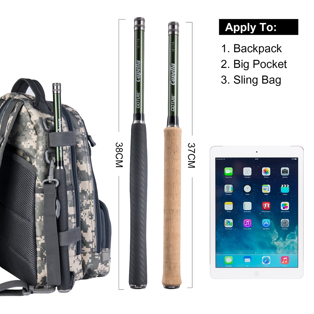 Goture Tenkara Joran Pancing T - Fishing Rod Carbon Fiber ulasan dan harga
