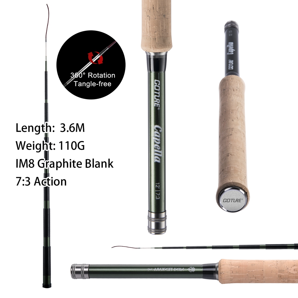 Goture Tenkara Joran Pancing T - Fishing Rod Carbon Fiber ulasan dan harga