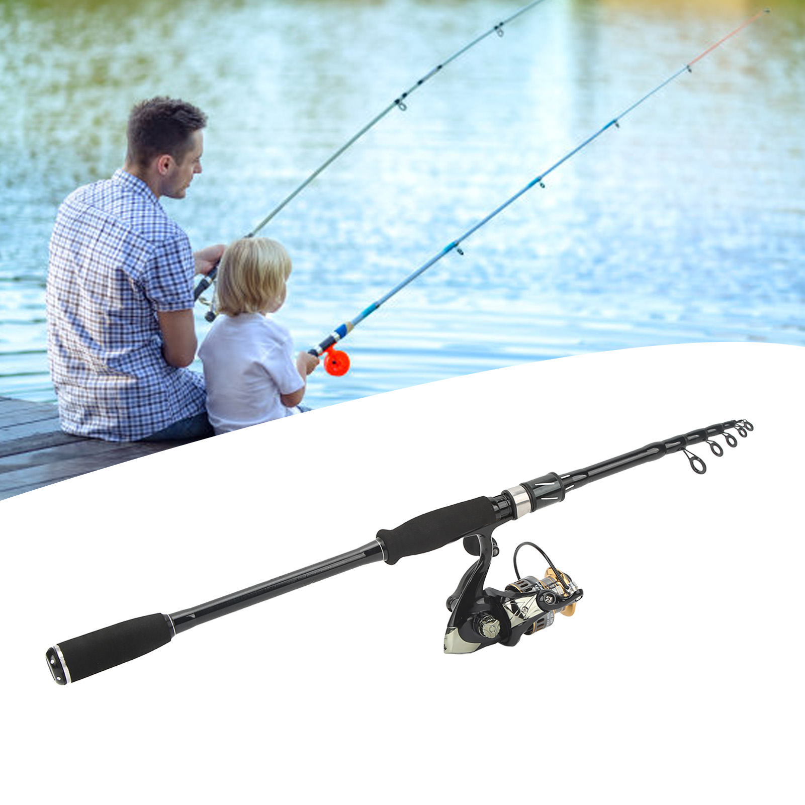 Set Kombo Joran dan Reel Panci - Fishing Rod Combo ulasan dan harga