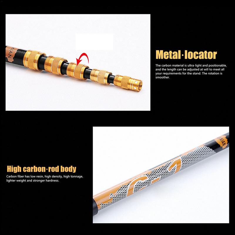 Pemegang joran pancing 360 der - Fishing Rod Carbon Fiber ulasan dan harga