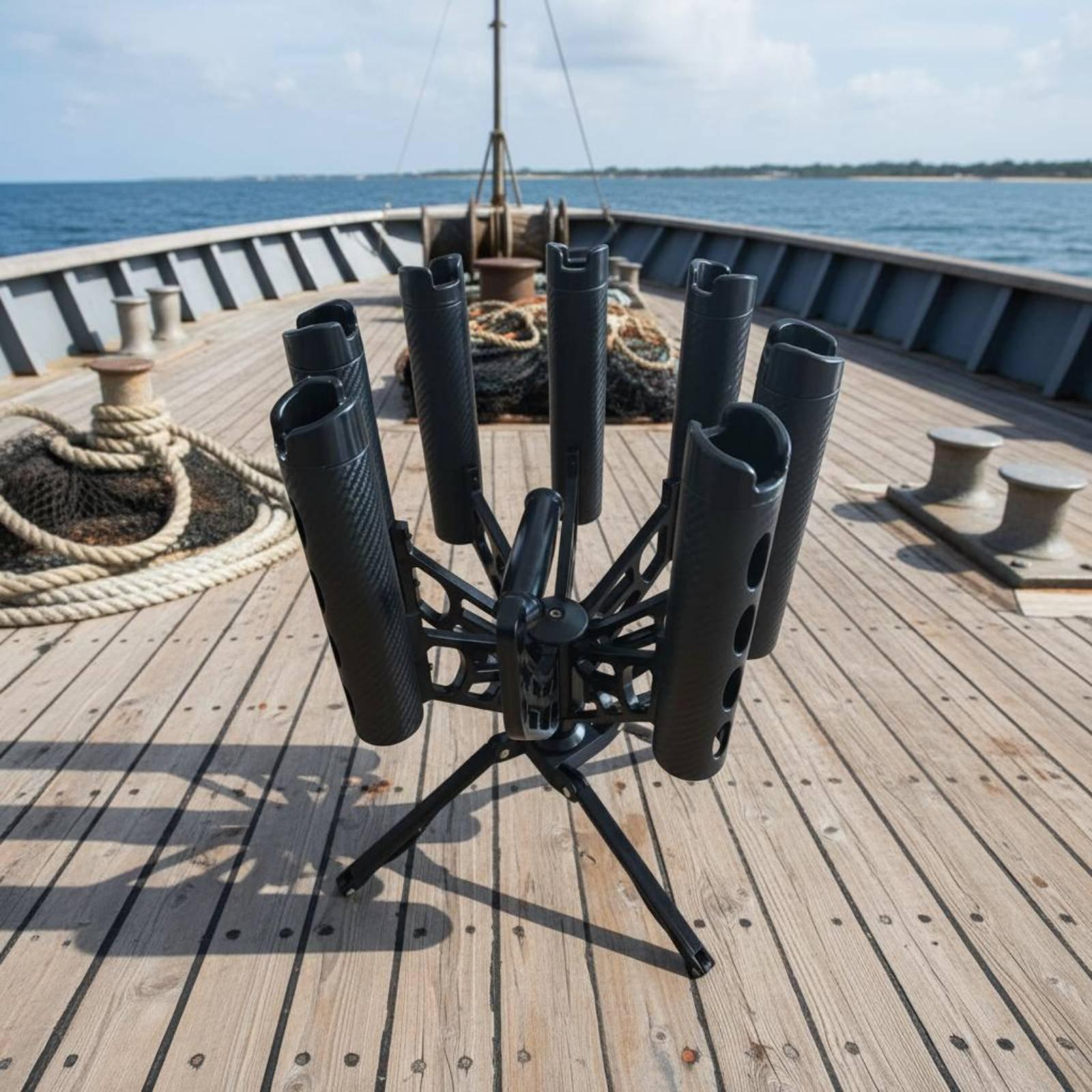 Rak Joran Pancing Putar 360 De - Fishing Rod Rack ulasan dan harga