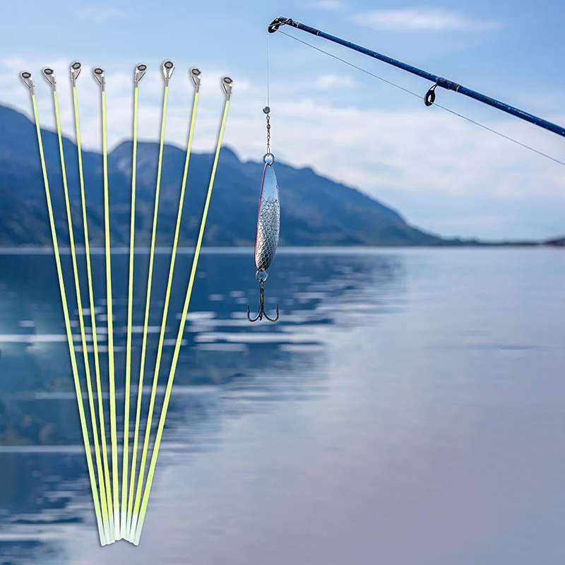 5Pcs Ujung Joran Pancing 42CM, - Fishing Rod Building Kit ulasan dan harga