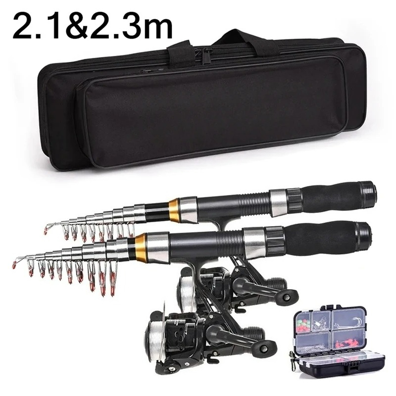 BRAVMAK 2.1/ 2.3 m Joran Panci - Fishing Rod Carbon Fiber ulasan dan harga